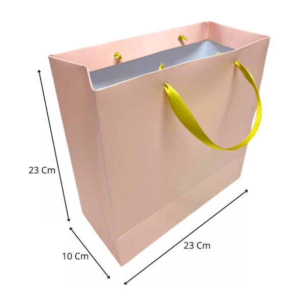 Bolsa mediana rosada (Paquete x12) - 23cm x 23cm