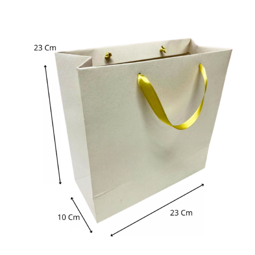 Bolsa mediana beige (Paquete x12) - 23cm x 23cm