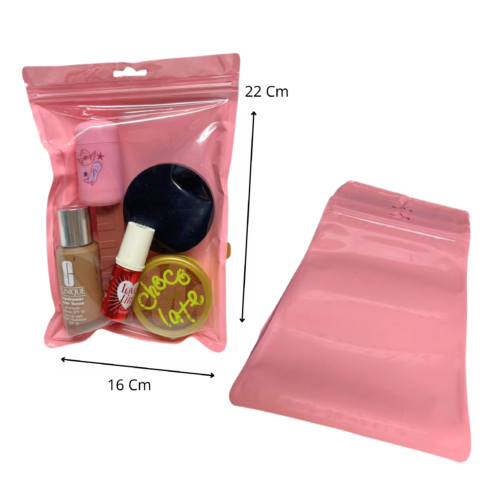 Bolsa para kit rosa (Paquete x12) - 22cm x 16cm