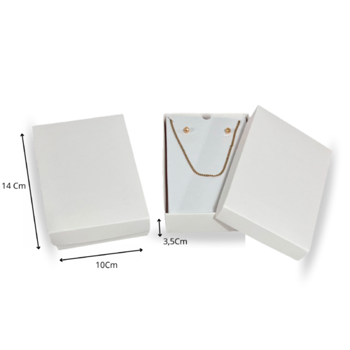 Caja accesorios tapa blanca (Paquete x12) - 14cm x 10cm