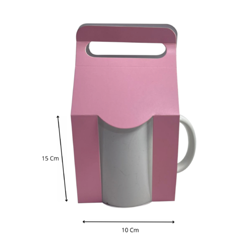 Caja mug rosada (Paquete x12) - 15cm x 10cm