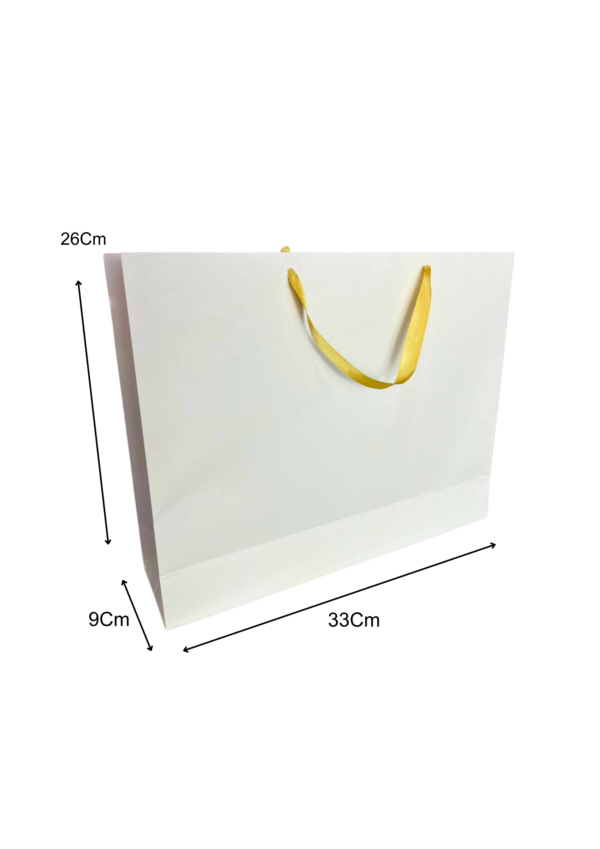 Bolsa grande beige (Paquete x12) - 33cm x 26cm