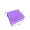 Caja pequeña estampada lila (Paquete x 12) - 11cm -11cm