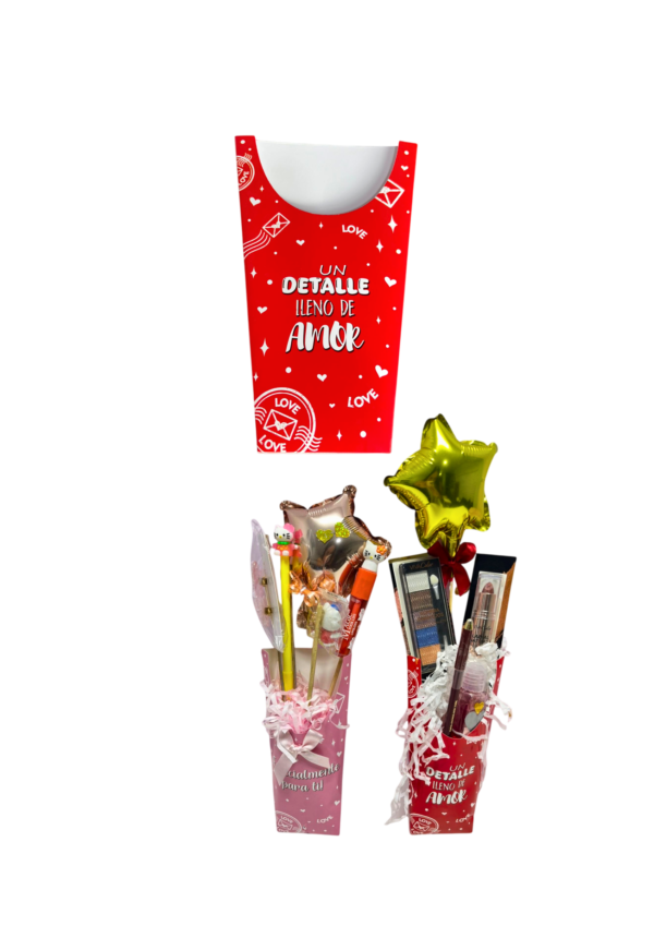 Cono detalles rojo (Paquete x12) - 20cm x 13cm