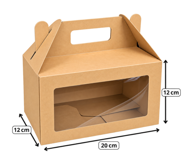 IMG_9721 Caja lonchera acetato kraft (Paquete x12) - 12cm x 20cm