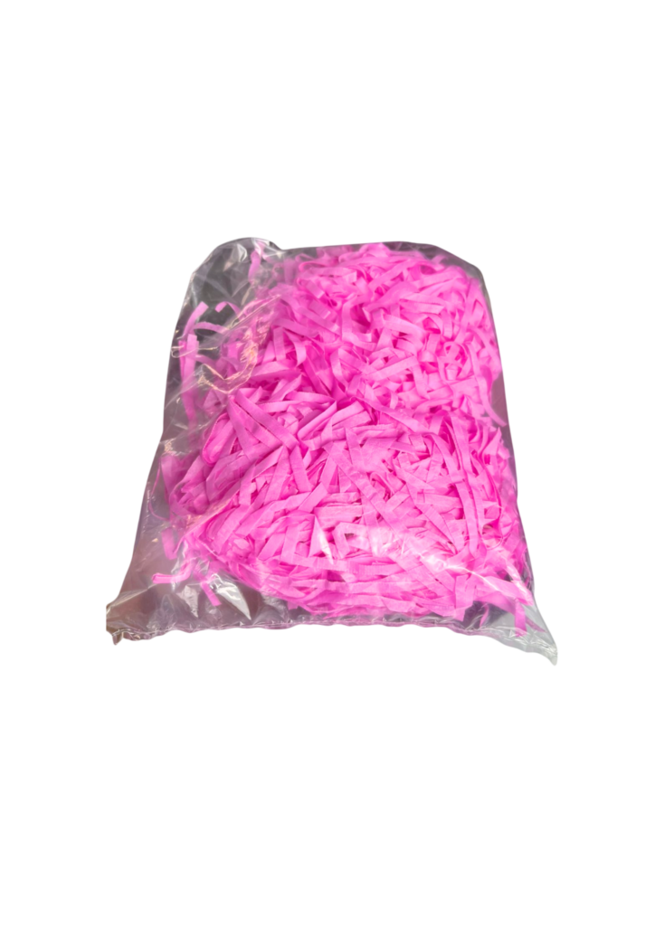 Papel viruta rosado
