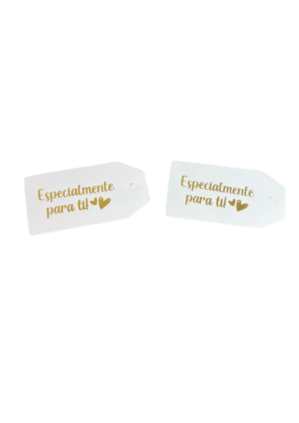 Tags blanco especialmente para ti (Paquete x 12)