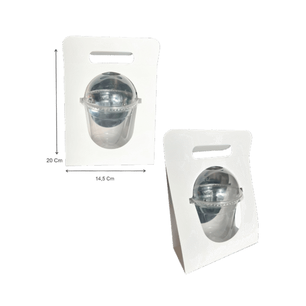 Caja porta domo blanca (Paquete x 12) - 20cm x 14.5cm