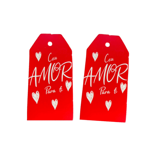TAGS CON AMOR PARA TI AMOR Y AMISTAD Tags con amor para ti amor y amistad (Paquete x 12)