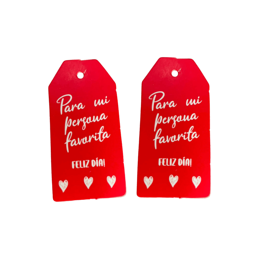 Tags mi persona favorita amor y amistad (Paquete x 12)