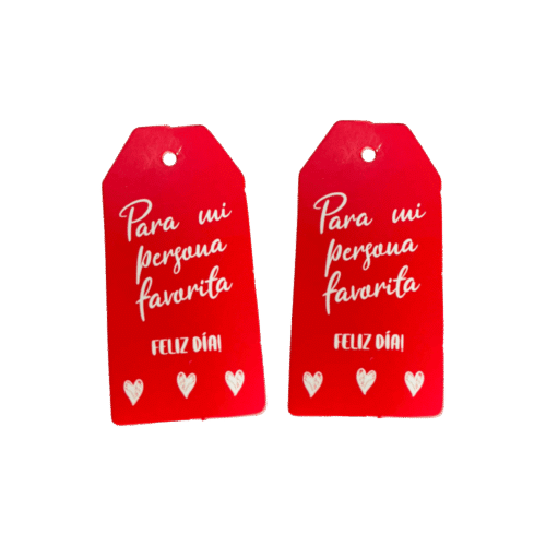 Tags mi persona favorita amor y amistad (Paquete x 12)