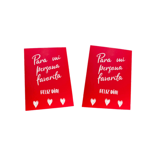 Tarjetas mi persona favorita amor y amistad (Paquete x 12)