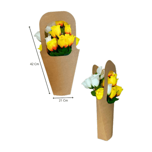 Caja porta flores (Paquete x12) – 42cm x 21cm