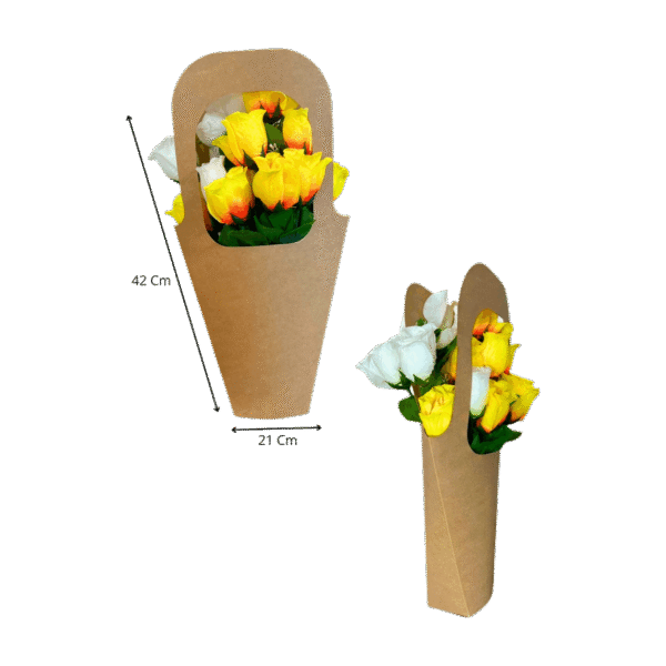 Caja porta flores (Paquete x12) – 42cm x 21cm