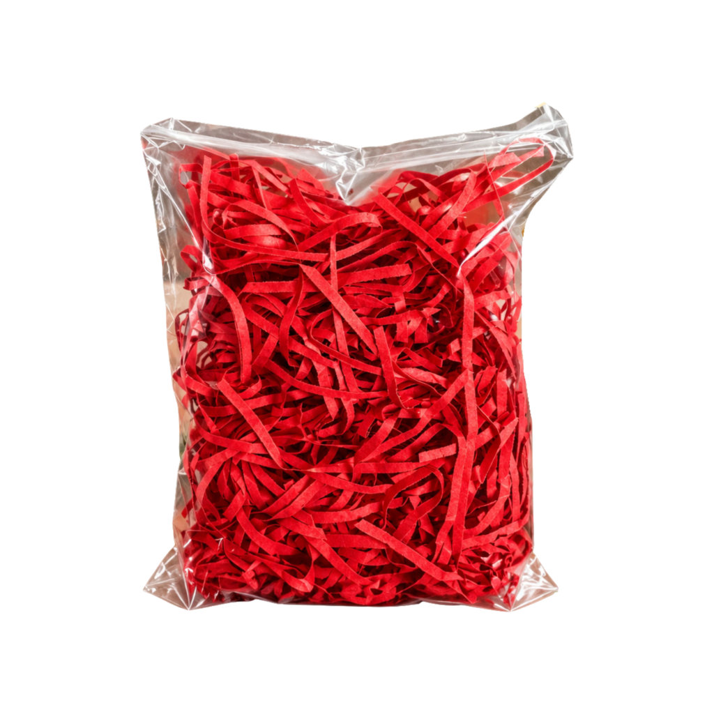 Papel viruta rojo