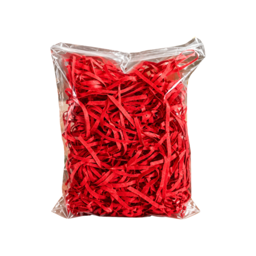 Papel viruta rojo