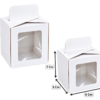 Caja cubo con cogedero pequeña blanca (Paquete x12) – 7cm x 6cm